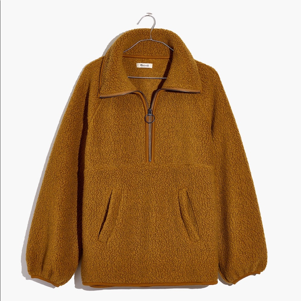 Madewell Polartec Fleece Half Zip Jacket